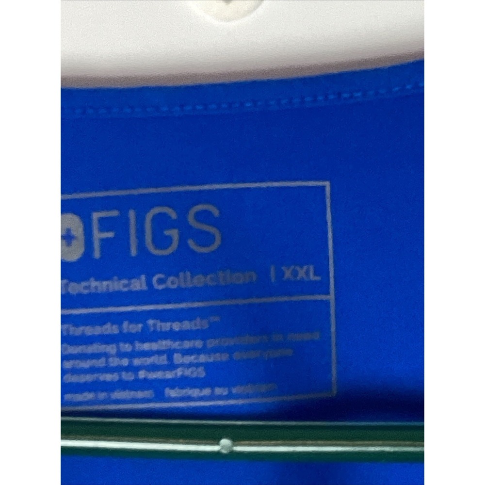 Figs Technical Collection Set Women's Size XXL Top Royal Blue Jogger Pants XXL-P - Picture 4 of 12